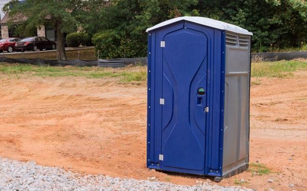 we offer delivery and pickup services for all of our short-term porta potties and can work with you to schedule convenient times